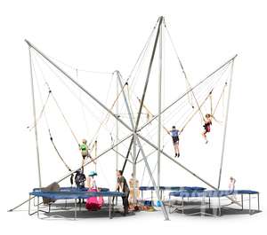 quad bungee attraction for kids