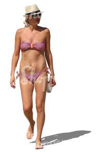 woman in a bikini