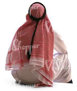 arab man sitting