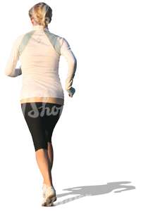 woman jogging