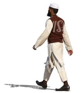 muslim man walking