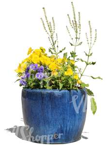 free cutout flowerpot