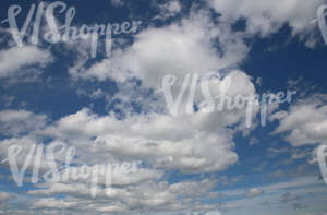 daytime sky with many white clouds