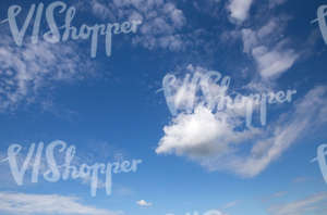 blue sky with some white clouds