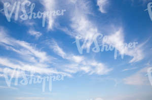 blue sky with irregular clouds