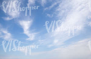 blue sky with light white clouds