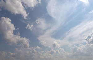 daytime sky with light clouds