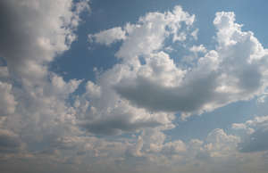 cloudy daytime sky