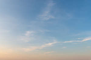 pinkish sunrise sky