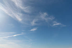 daytime sky with very thin clouds