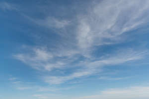 daytime sky with thin clouds