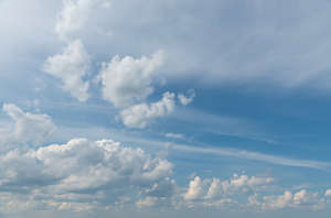 daytime sky with many clouds