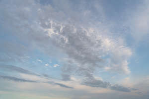 sky with many thin clouds