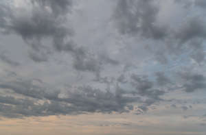 evening sky dark grey clouds