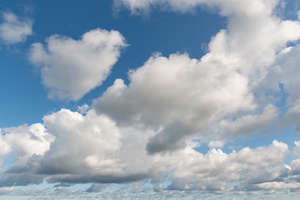 cloudy daytime sky