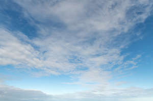 sky with many thin clouds