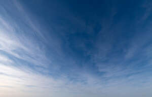 blue sky with thin cirrus clouds