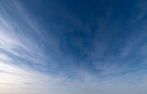 blue sky with thin cirrus clouds
