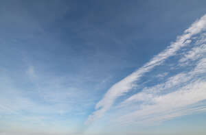 daytime sky with some thin cirrus clouds