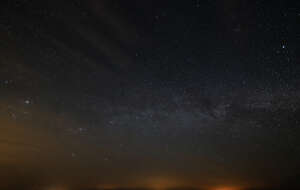 clear starry night sky