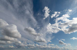 daytime sky with different clouds