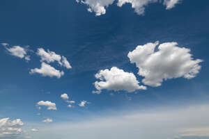 daytime sky with lovely small white clouds