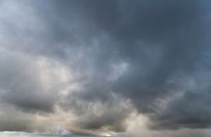 dark blue overcast sky
