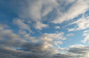 quite cloudy daytime sky