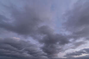 purple blue cloudy evening sky