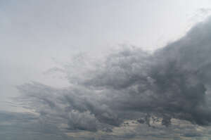 grey sky with rain clouds