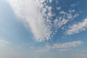 daytime sky with thin white cloud