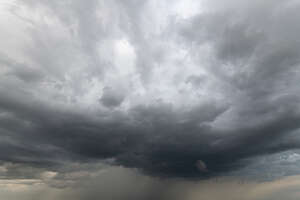 sky with thunder and rain clouds