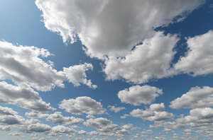 daytime sky with whote fluffy clouds