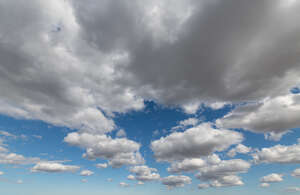 daytime sky partly covered in clouds