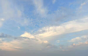 afternoon sky with some thin clouds