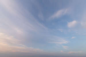 evening sky in pastel pink colours