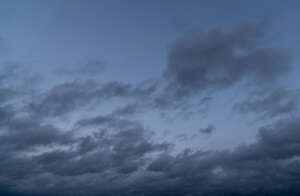 dark evening sky with clouds