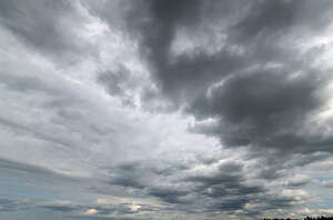 sky with grey rainclouds