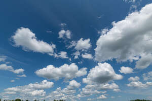partly cloudy daytime sky