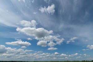 sky with different types of clouds