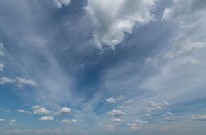 sky with some little clouds