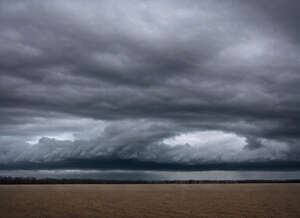 overcast sky with grey clouds