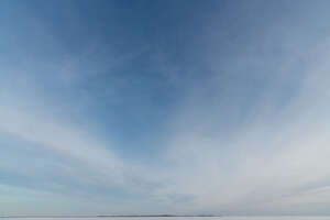 clear sky with very thin clouds