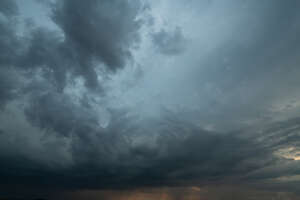 blue grey sky with clouds