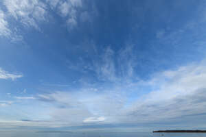 blue sky with some clouds