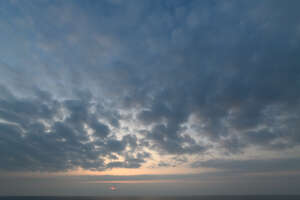 sunset with some clouds
