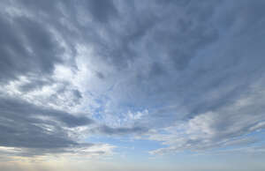 sky with many different clouds
