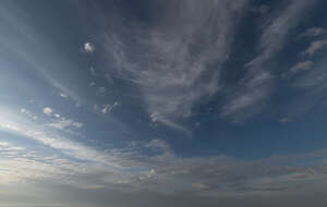 daytime sky with thin clouds