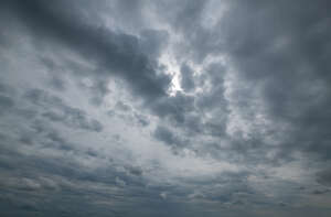 grey stormy sky