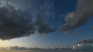 sky with a grey cloud